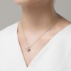 M Collection Akoya Cultured A+ Pearl Pendant in White Gold - 7.5mm - Image 3