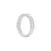 Emerald cut Diamond Half Way Eternity Band in White Gold - Image 4