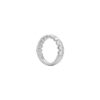 Oval Cut Diamond Half Way Eternity Wedding Band in Platinum - Image 3