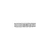 Asscher cut Diamond Half Way Eternity Band in Platinum - Image 2