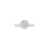 Solitaire Collection â Bezel-set 1.09 Carat Round Brilliant-cut Diamond Engagement Ring in White Gold (G/VS2) - Image 2