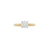 Solitaire Collection â Round Brilliant-cut Diamond Engagement Ring in Yellow Gold - Image 2