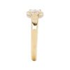 Halo Collection - Bezel Oval-cut Diamond with Hidden Halo in Yellow Gold - Image 3