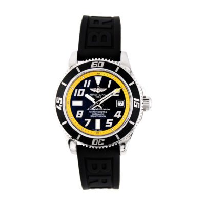Breitling Superocean Automatic Black and Yellow Dial