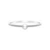Classic White South Sea Cultured A+ Pearl and 0.79 Carats Diamond Bangle Bracelet in White Gold - 9.5mm - Image 2
