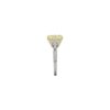 Three-Stone Collection â 3.69 Carat Radiant-cut Fancy Light Yellow with 1.37 Carats Trillion-cut Engagement Ring (G / VS2) - Image 3