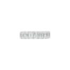 Emerald cut Diamond Half Way Eternity Band in Platinum - Image 2
