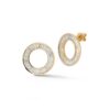 Sadie Pearl 1.69 Carats Baguette-cut Channel Set Large Studs in Yellow Gold - Image 2