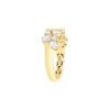 1.51 Carats Round and Pear-shape Diamond Ring in Yellow Gold - Image 4