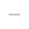 1.15 Carats Emerald-cut Bezel-set Half Eternity in White Gold - (G/SI) - Image 2