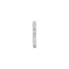1.15 Carats Emerald-cut Bezel-set Half Eternity in White Gold - (G/SI) - Image 4