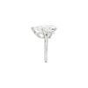 Pear shaped Diamond Solitaire Ring in Platinum - Image 5