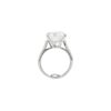 Pear shaped Diamond Solitaire Ring in Platinum - Image 4