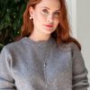 Akoya and Black South Sea Cultured Pearl in Motion Lariat Necklace in White Gold - Image 3