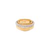 Masai Four Strand Coil Ring with Diamond PavÃ© in Yellow Gold - Image 2