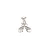 Baroque Pearl and PavÃ© set Diamond Brooch in Platinum - 13.5-14mm - Image 2