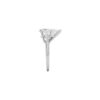 Three Stone Collection - Pear shaped with Pear shaped Side Stones in Platinum - Image 3