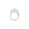 Three Stone Collection - Pear shaped with Pear shaped Side Stones in Platinum - Image 4