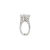 Three Stone Collection - Pear shaped with Pear shaped Side Stones in Platinum - Image 5
