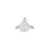 Three Stone Collection - Pear shaped with Pear shaped Side Stones in Platinum - Image 2