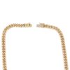 Solid Cuban Link Chain Necklace in Yellow Gold - Image 3