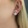 1.84 Carat Marquise Cut Cluster Earring in Platinum - Image 3