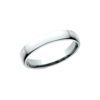 European Comfort Fit Wedding Band In White Gold (4.5mm) - Image 3