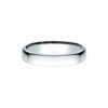 European Comfort Fit Wedding Band In White Gold (4.5mm) - Image 2