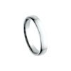 European Comfort Fit Wedding Band In White Gold (4.5mm) - Image 4