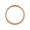 Rose Gold Men's Wedding Band with Miligrain Edge (6mm) - Image 4