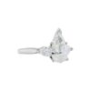 Three Stone Collection â Pear Shaped with Pear Side Stones Engagement Ring in Platinum - Image 3