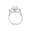 Three Stone Collection â Pear Shaped with Pear Side Stones Engagement Ring in Platinum - Image 6