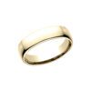 European Comfort Fit Wedding Band In Yellow Gold (5.5mm) - Image 3