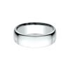 European Comfort Fit Wedding Band In Platinum (7.5mm) - Image 2