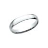 Light Comfort Fit Wedding Band In White Gold (3mm) - Image 3