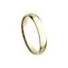 Light Comfort Fit Wedding Band In Yellow Gold (3mm) - Image 4