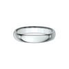 Light Comfort Fit Wedding Band In Platinum (4mm) - Image 2