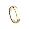Light Comfort Fit Wedding Band In Yellow Gold (4mm) - Image 4