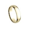 Light Comfort Fit Wedding Band In Yellow Gold (6mm) - Image 4