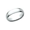 Light Comfort Fit Wedding Band In Platinum (6mm) - Image 3