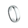 Light Comfort Fit Wedding Band In Platinum (6mm) - Image 4