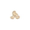 1.00 Carat PavÃ© Diamond Swirl Brooch in Yellow Gold - Image 3