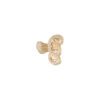 1.00 Carat PavÃ© Diamond Swirl Brooch in Yellow Gold - Image 2