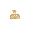 1.00 Carat PavÃ© Diamond Swirl Brooch in Yellow Gold - Image 4