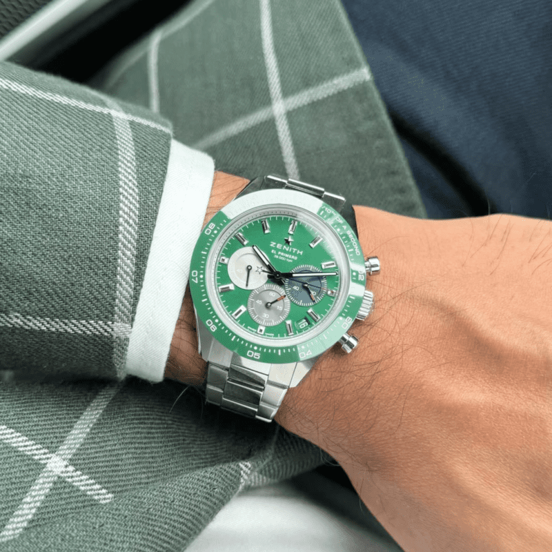 Chronomaster Sport El Primero Automatic in Stainless Steel - Green Dial – 41mm