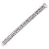 2.66 Carat Diamond Alternating Link Bracelet in White Gold - Image 2