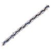 18.05 Carat Oval Sapphire and 18.35 Carat Diamond Bracelet in Platinum - 8 Inches - Image 3