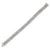 18.80 Carat Three Row Diamond Bracelet in White Gold - 8 Inches - Image 2