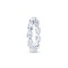 Pear shaped Diamond Eternity Band in Platinum - Image 3