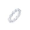 Pear shaped Diamond Eternity Band in Platinum - Image 2